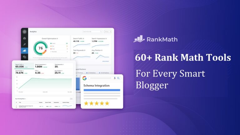 Rank Math Tools For Every Smart Blogger