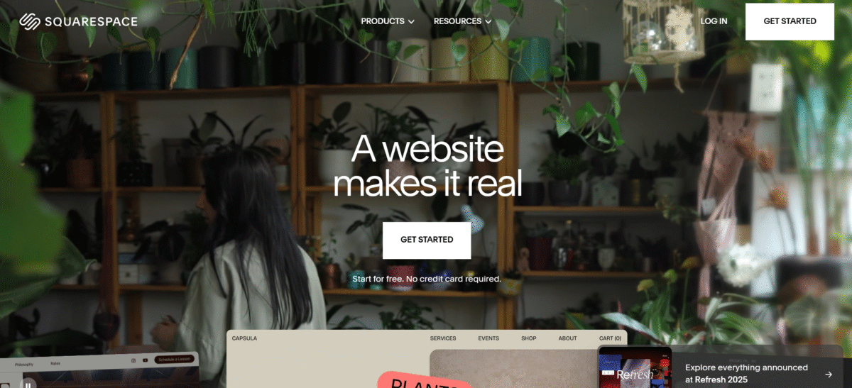 Squarespace Website Builder