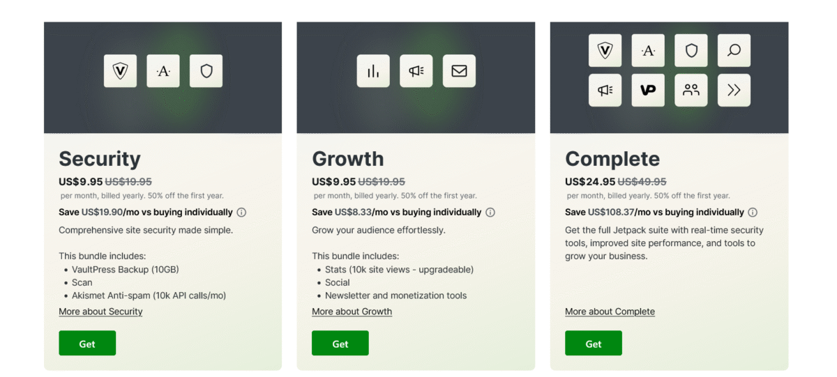 Jetpack Pricing