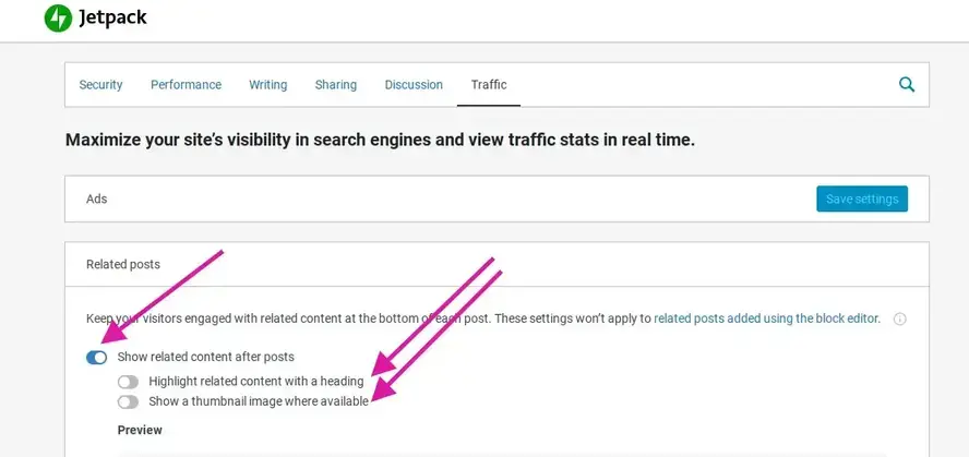 Jetpack Related Posts  Feature