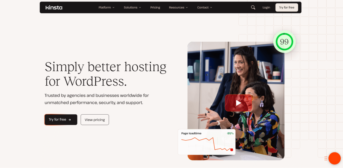 Kinsta Managed WordPress Hosting