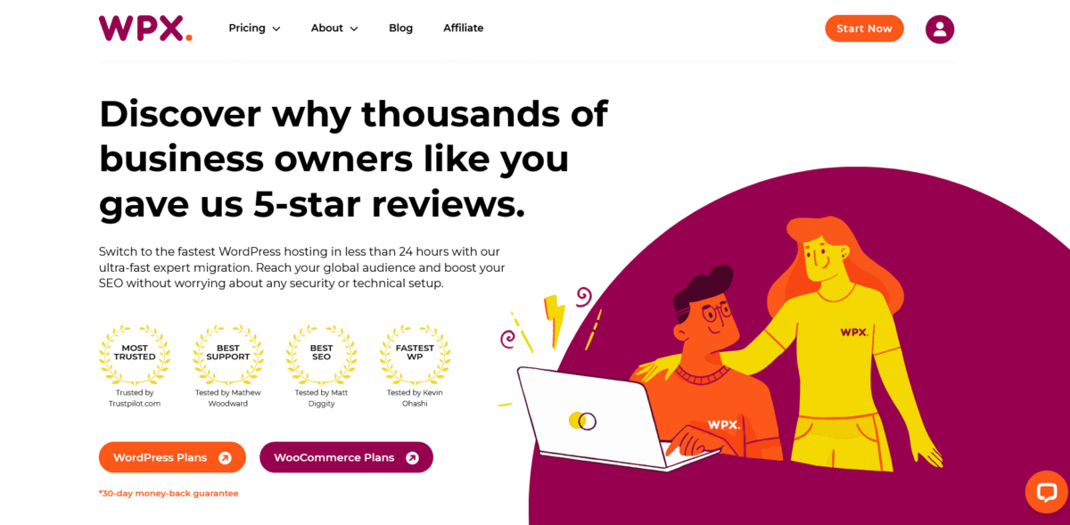 WPX Managed WordPress Hosting