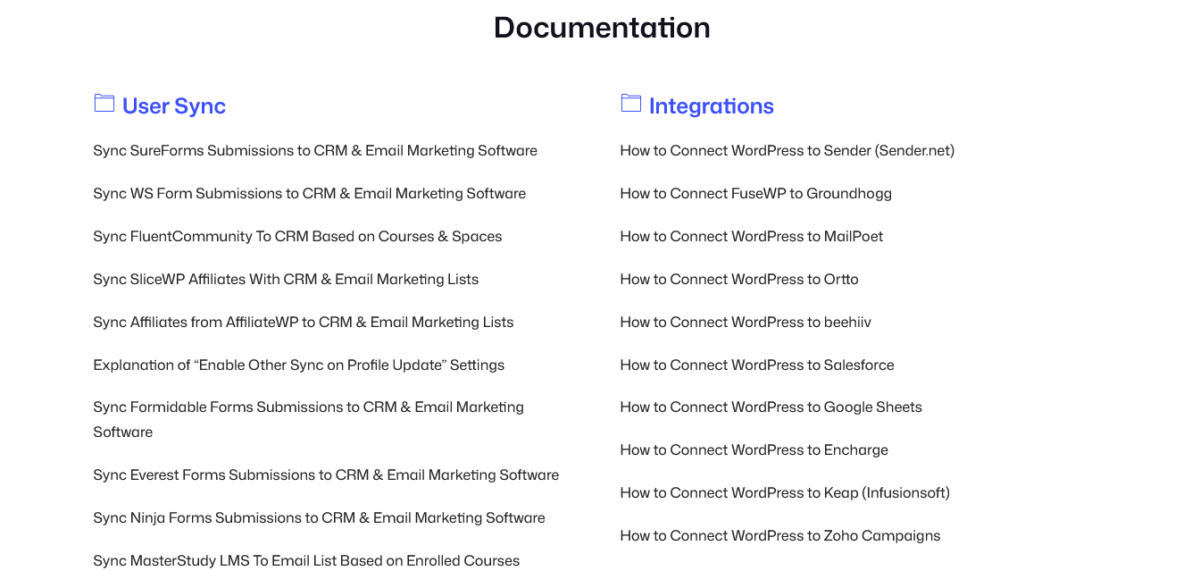 FuseWP Documentation