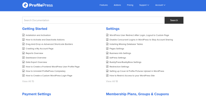 ProfilePress Documentation