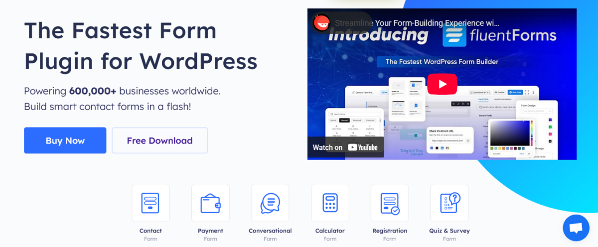 Fluent Forms WordPress Form Builder
