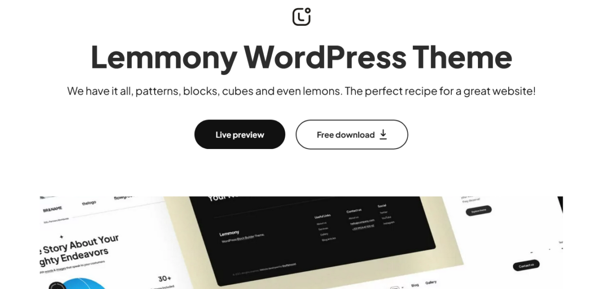 Lemmony WordPress Theme