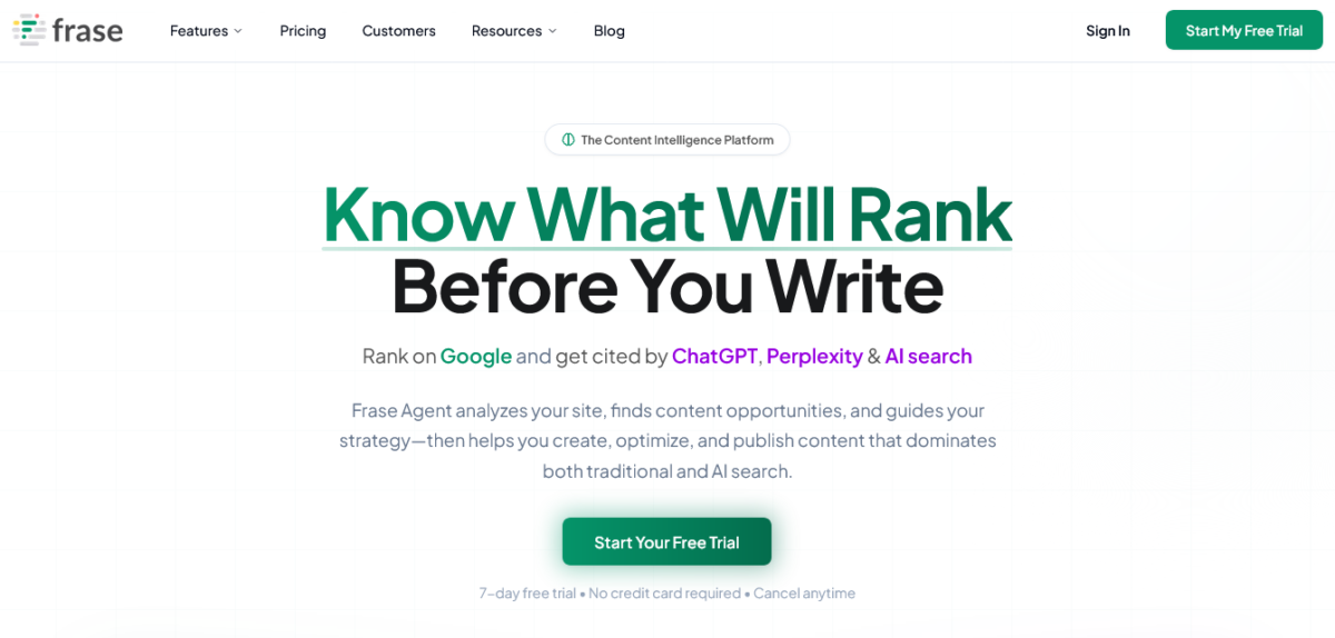 Frase AI Content Generator for Bloggers