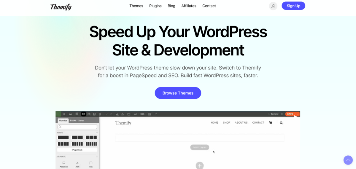 Themify WordPress Builder