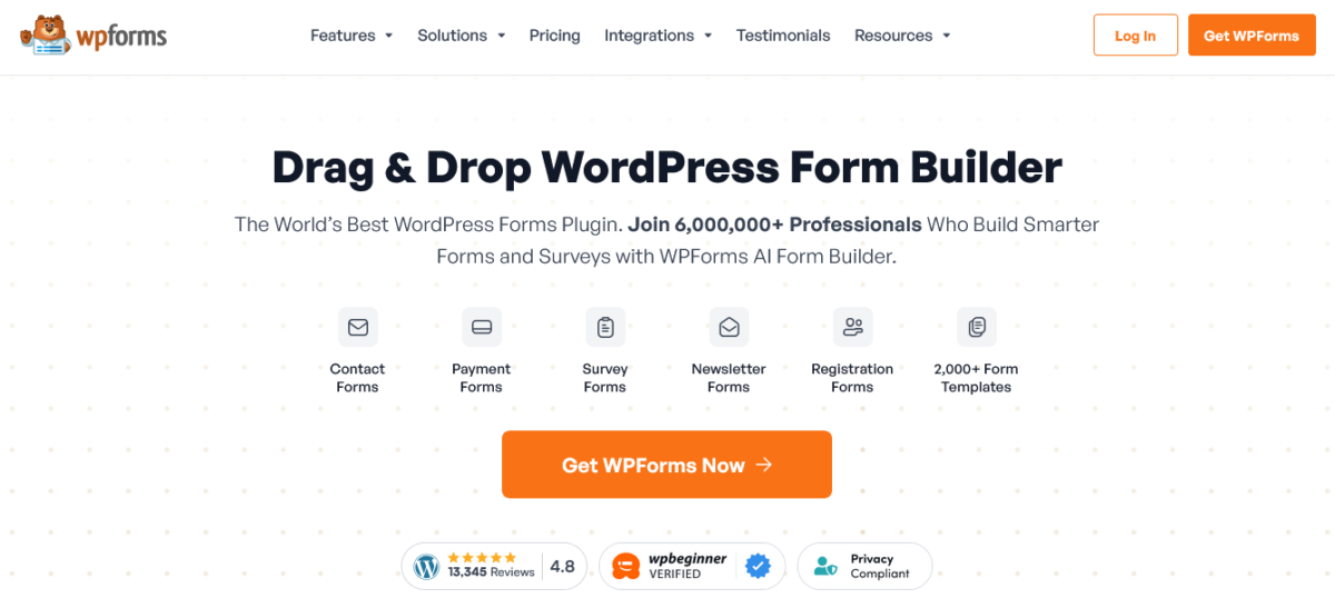 WPForms WordPress Form Builder