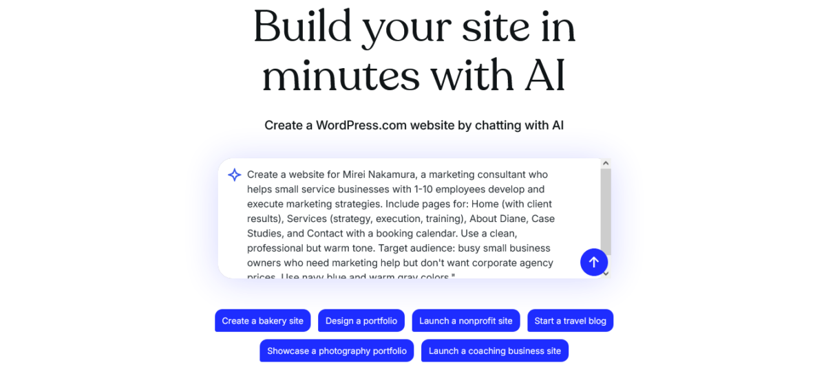 WordPress.com AI Prompts