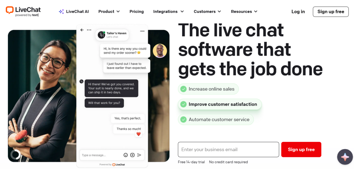 LiveChat AI Live Chat