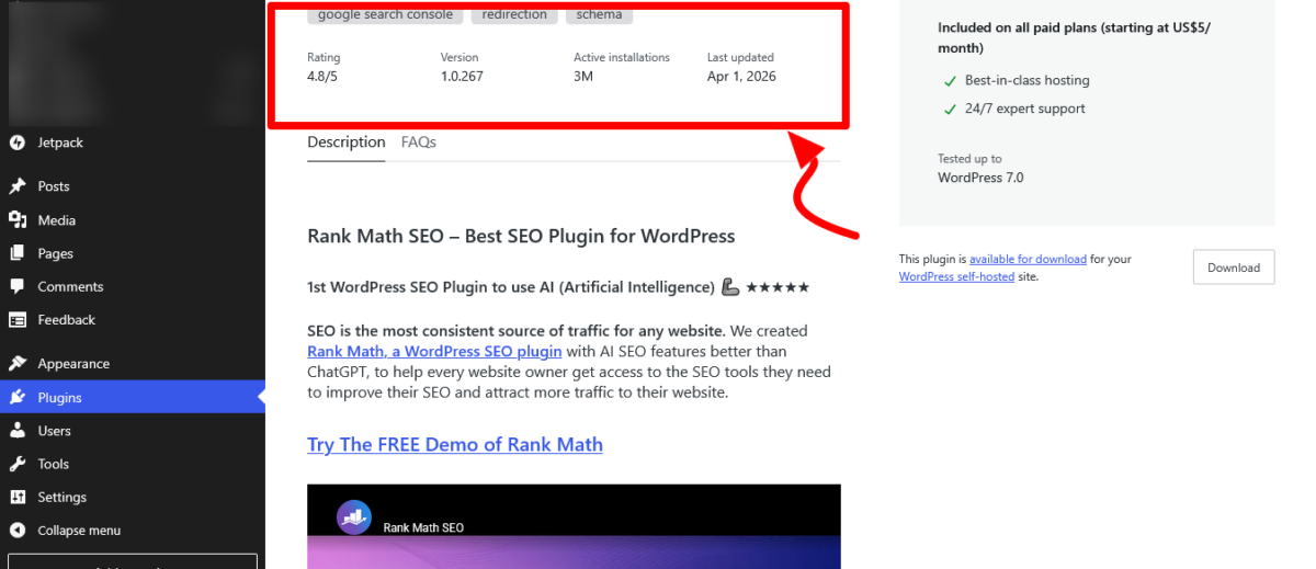 WordPress.com Plugin Details