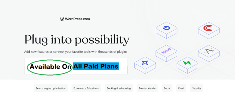 WordPress.com Plugins on All Paid Plans