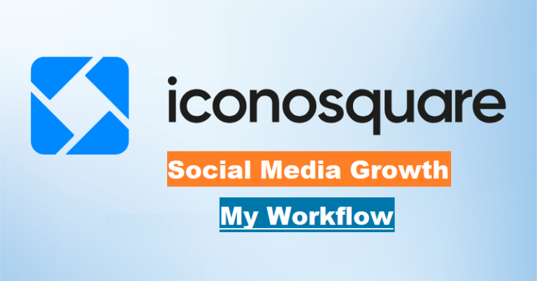 Iconosquare Social Media Growth Workflow