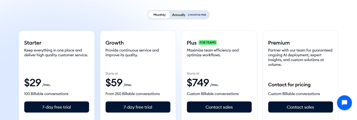 Tidio Pricing