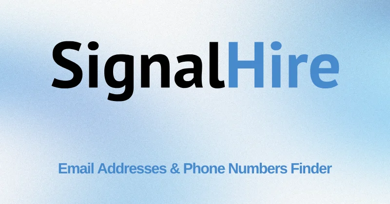 SignalHire | SignalHire Review